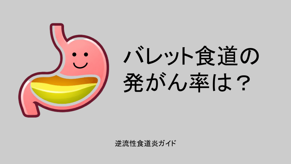 バレット食道の発がん率は？
